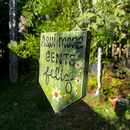 Placa de Jardim Gente Feliz