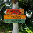 Placa de Jardim é Melhor