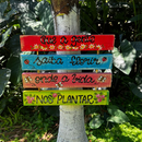 Placa de Jardim Saiba Florir