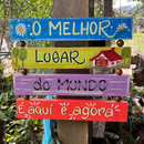 Placa de Jardim o Melhor